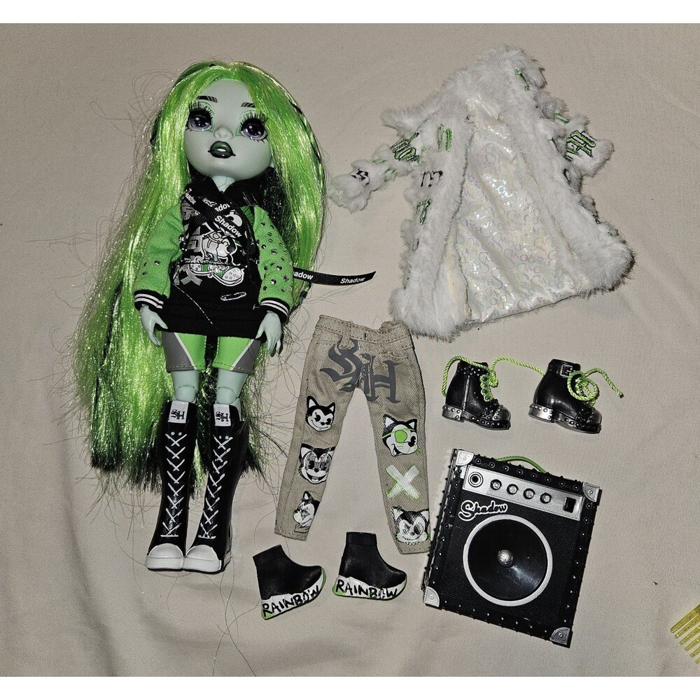 Rainbow High Doll Shadow High Harley Limestone Doll with Clothes and Accessories